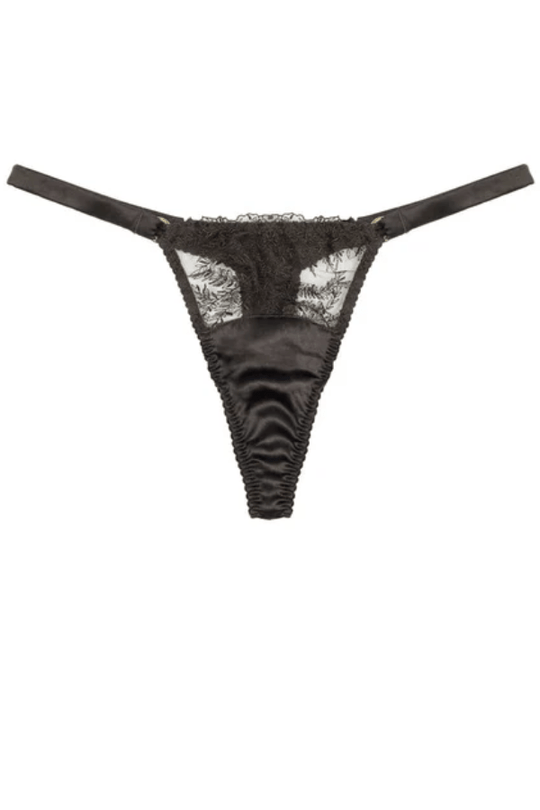 Kyra Strap Thong - Brown