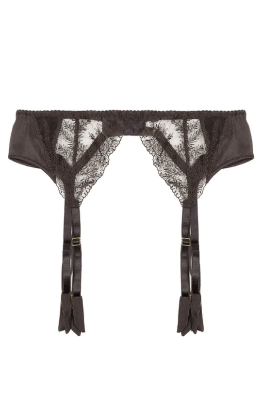 Kyra Suspender Belt - Brown
