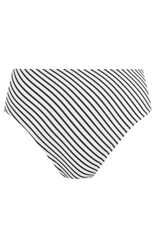 Jewel Cove High Waist Bikini Brief - Striped