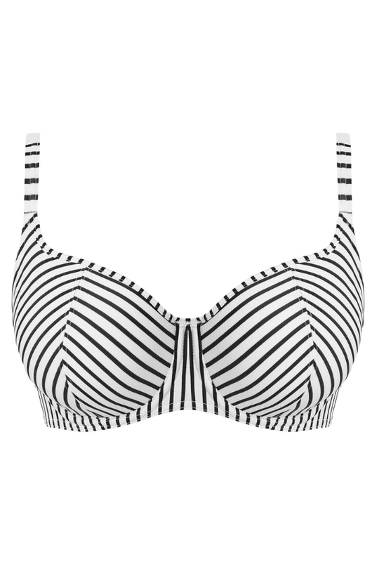 Jewel Cove Sweetheart Padded Bikini Top - Striped
