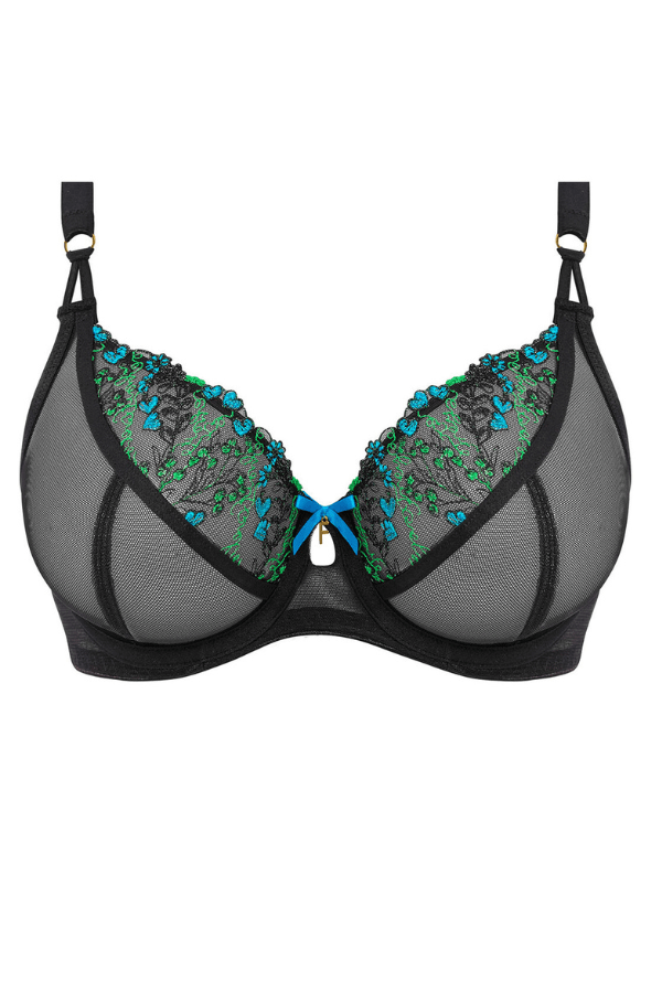 Freya Bras Black / 38 DD/E Show-Off Plunge Bra - Black