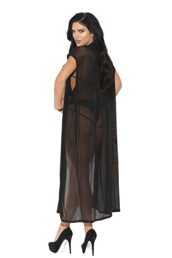 Glitter Loungewear Black / S/M Make Ur Move Duster - Black