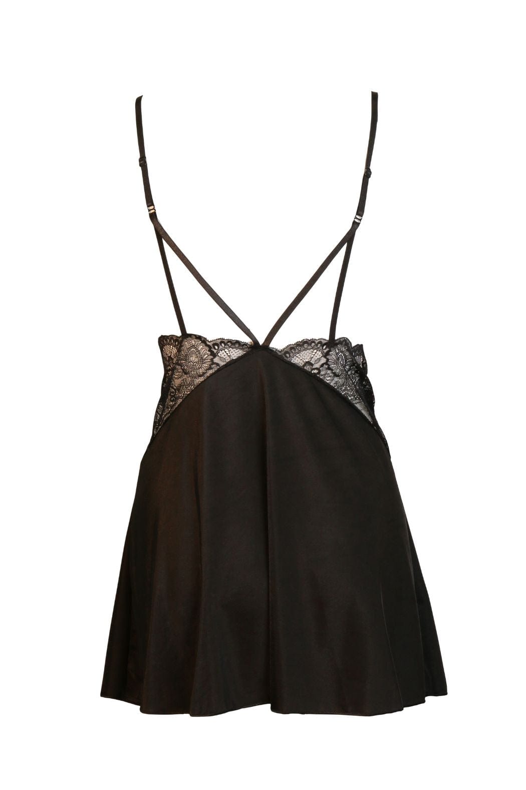 Hauty Chemise No Sleep Babydoll - Black