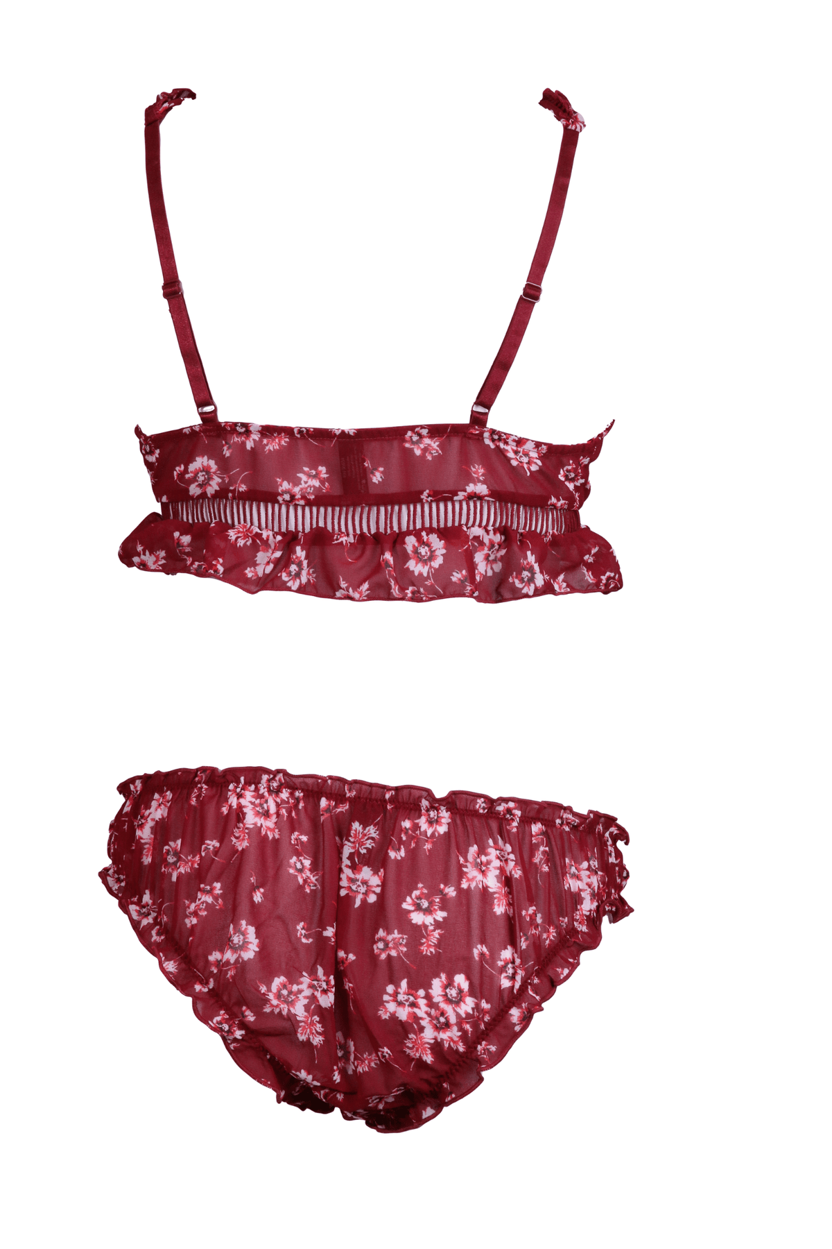 Hauty Lingerie Midnight Frolic Bra Set - Red