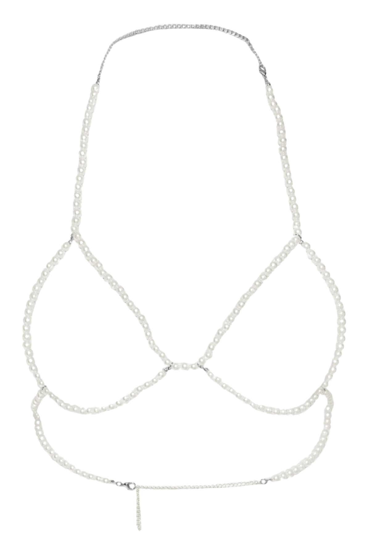 House of Desire IVORY / O/S Pearl Triangle Bra