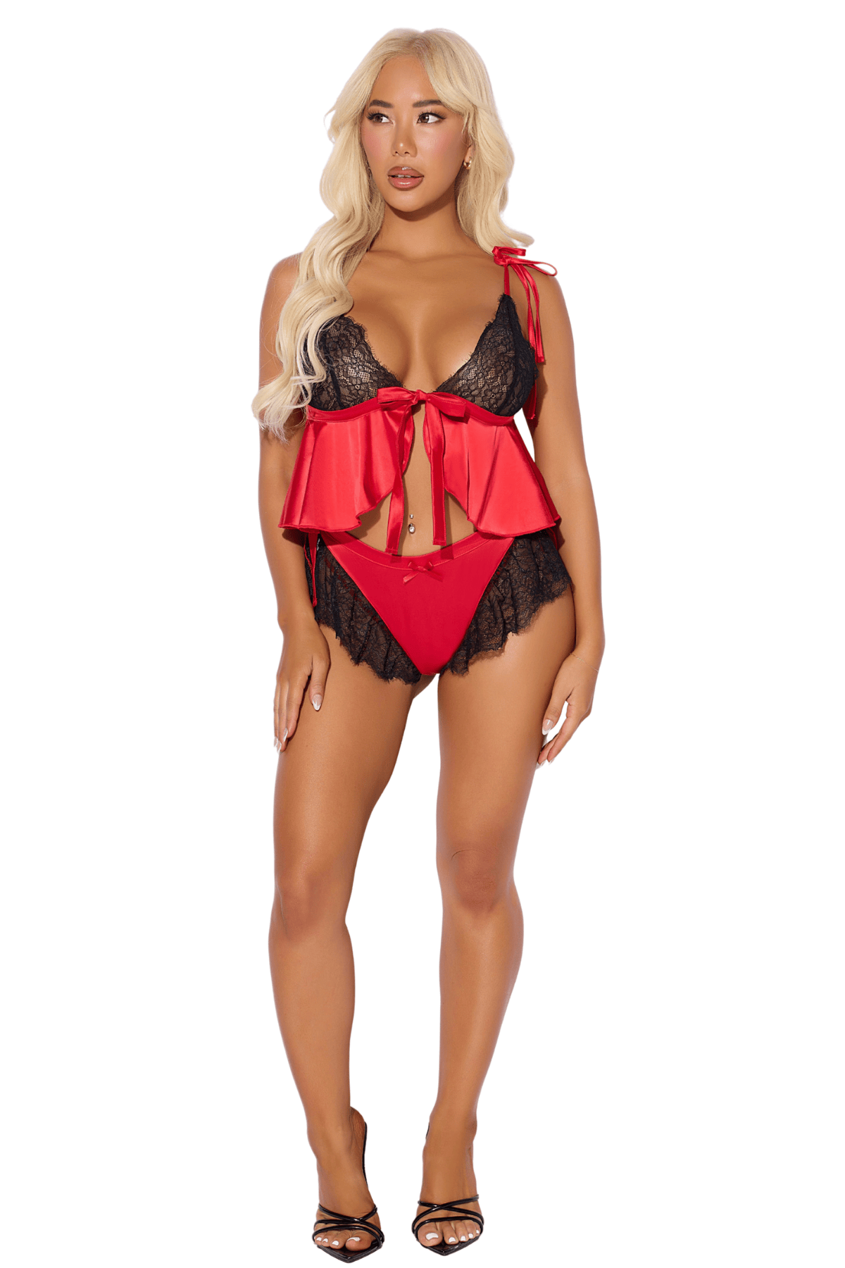 House of Desire Jocelyn Drop-Off Cami & Shortie Sleep Set