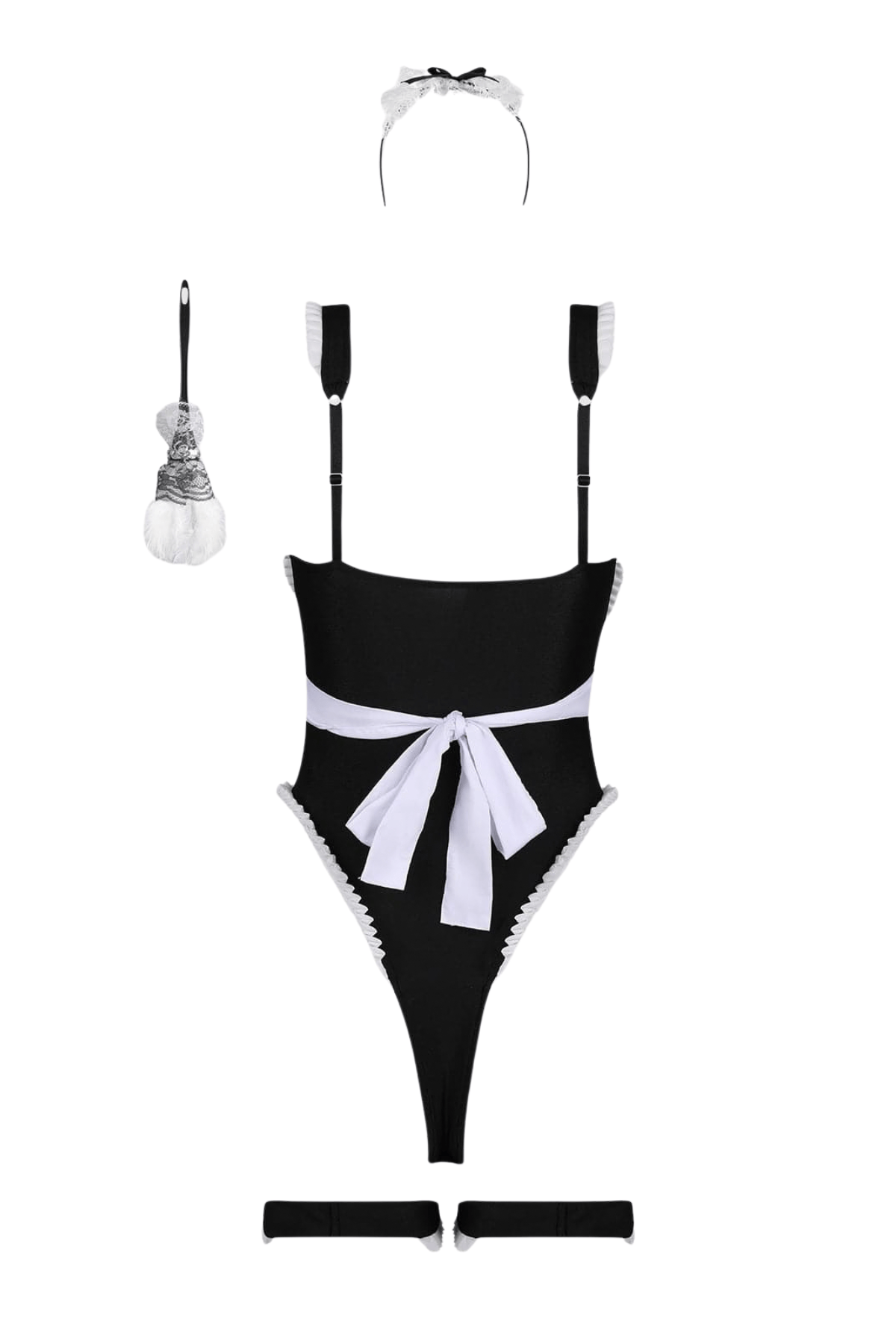House of Desire Maid Teddy, Apron, Headpiece & Duster