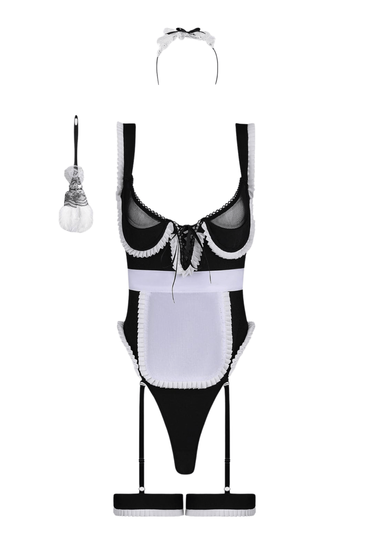 House of Desire Maid Teddy, Apron, Headpiece & Duster
