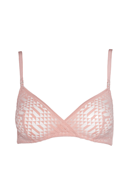 Garconne Bralette - Blush