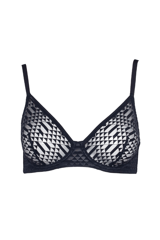 Garconne Underwire Bra - Black