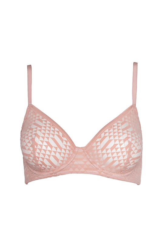 Garconne Underwire Bra - Blush