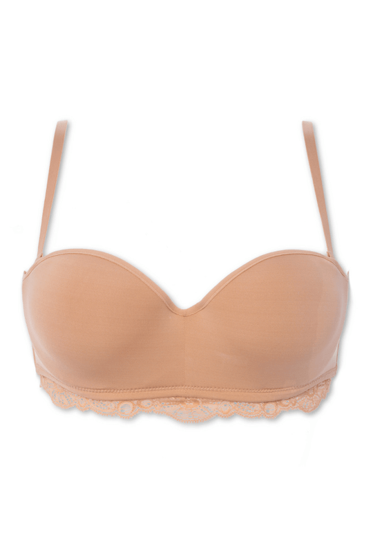 Grand Jeu Strapless Bra - Nude