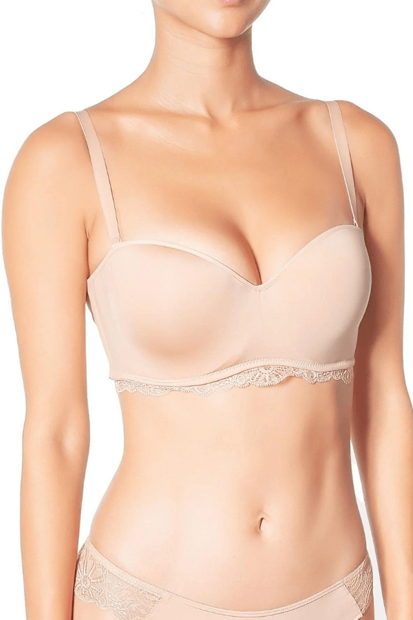 Huit Bras Grand Jeu Strapless Bra - Nude