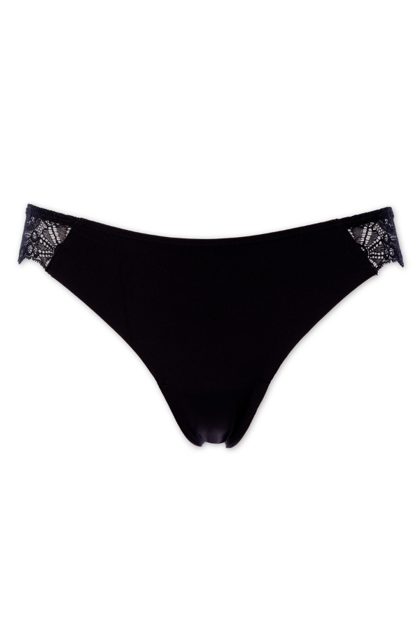 Huit Panty Grand Jeu Tanga - Black