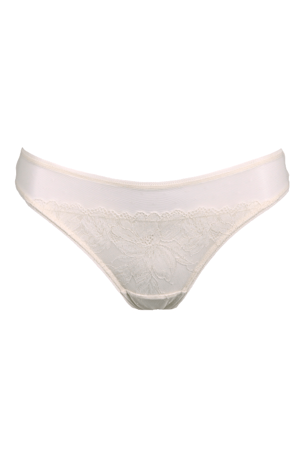 Huit Thongs Heart of Glass Tanga - Ivory