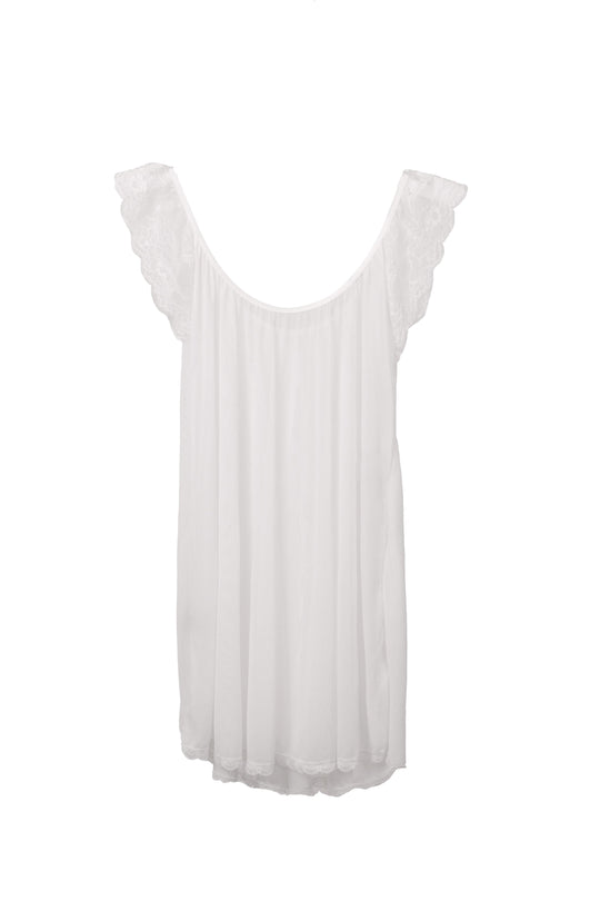 Teagan Babydoll Set - White