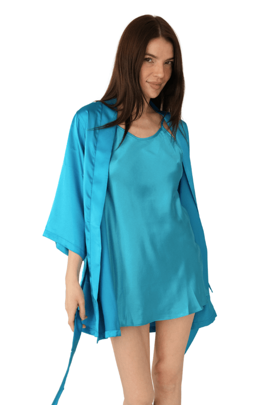 Lila Robe - Turquoise