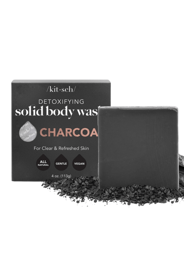 Kitsch Self Care Charcoal Detoxifying Body Wash Bar