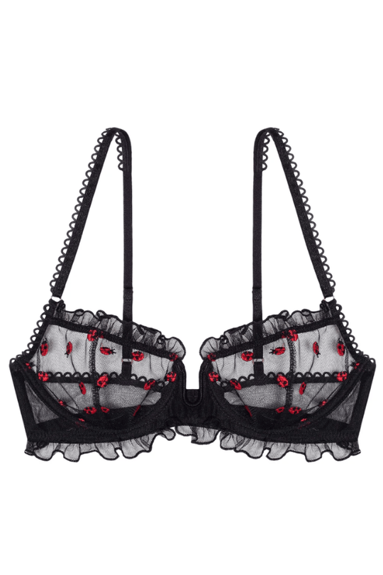 Coccinelle U-Shaped Underwire Bra - Black