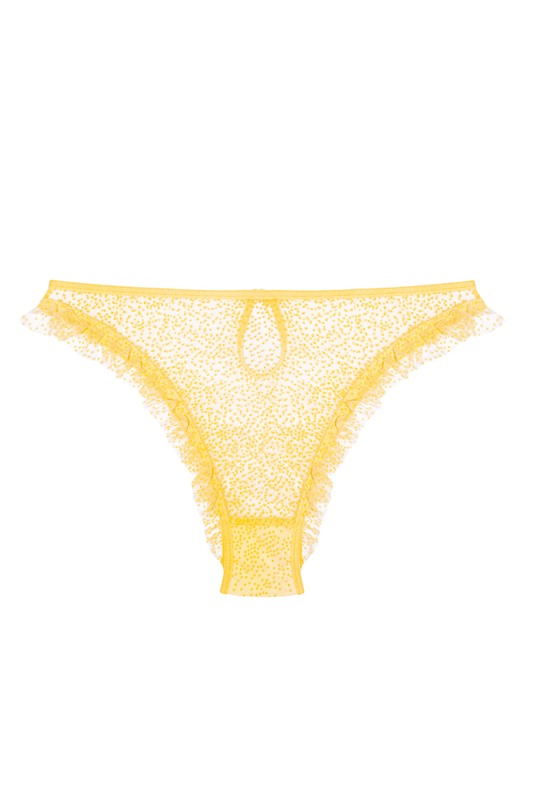 Mimosa Briefs with Frills - Yellow