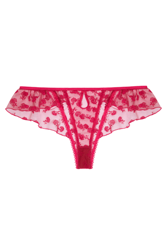 Rose Loose Briefs - Red