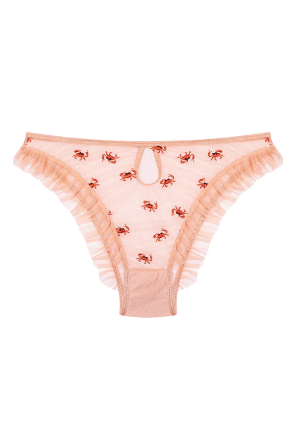 Le Petit Trou Underwear Crabe Briefs- Peach