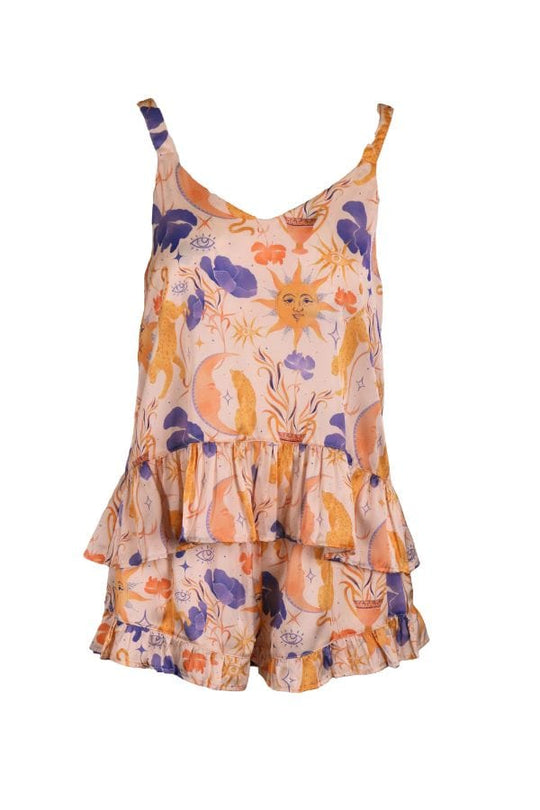 Astra Short PJ Set - Cream