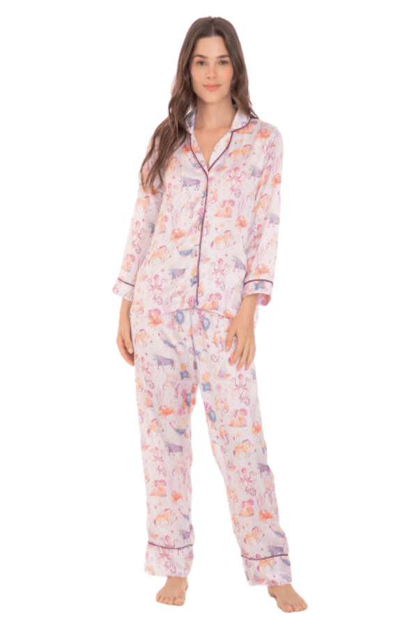 Livenza PJ Set Zodiac Pant PJ Set - Lilac