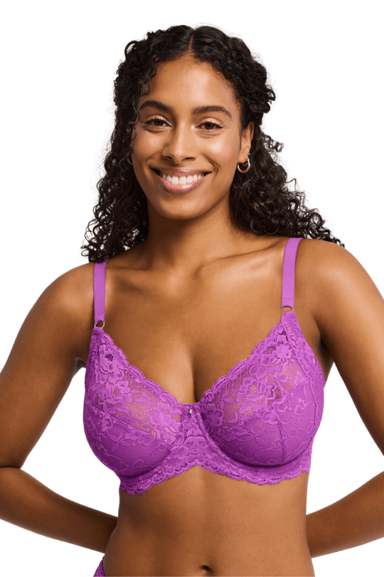 Muse Full Cup Lace Bra - Dahlia