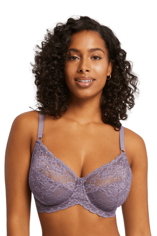 Muse Full Cup Lace Bra - Purple Cloud
