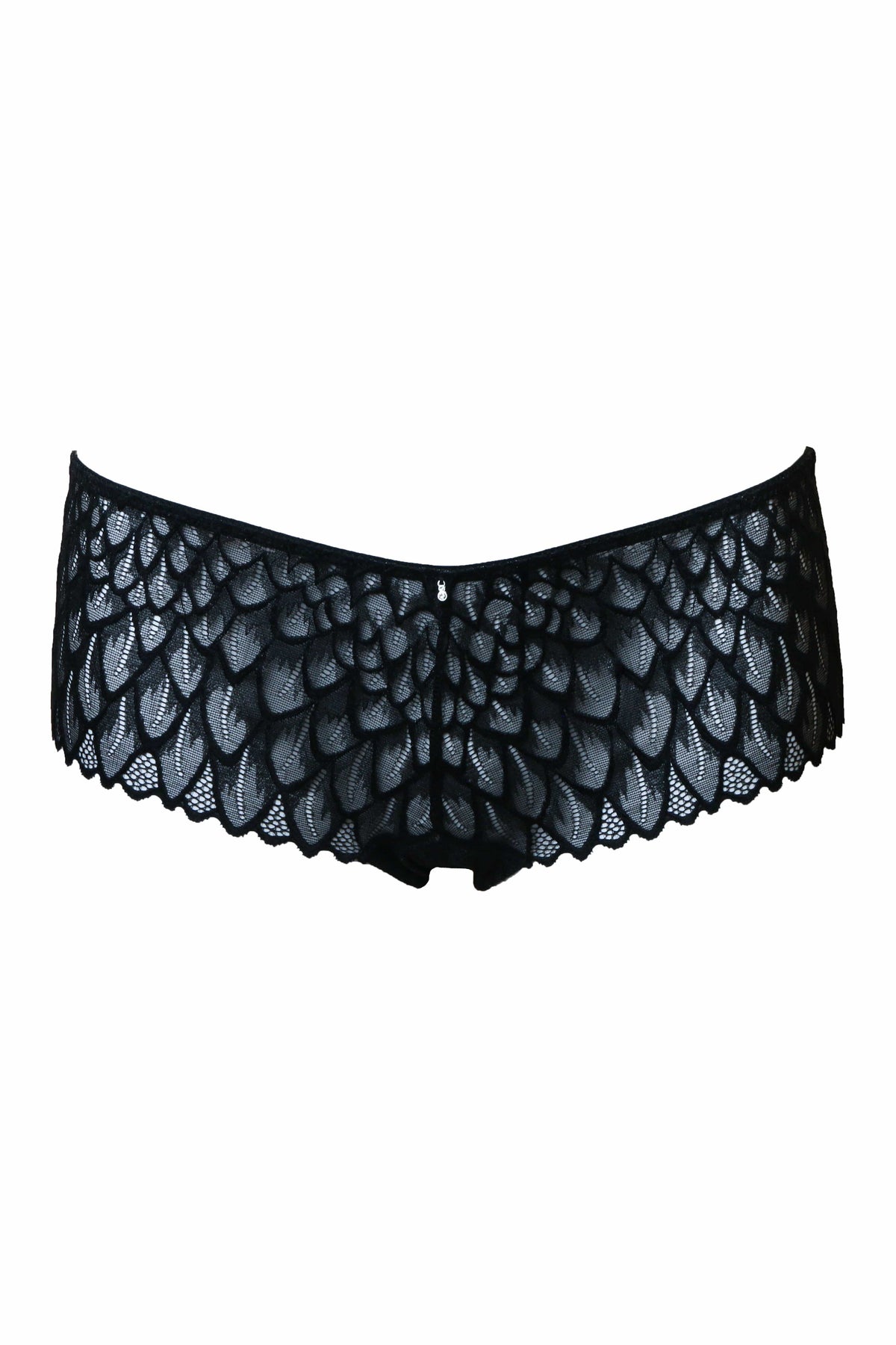 Montelle Lingerie Black / S Lacy Brazilian - Black