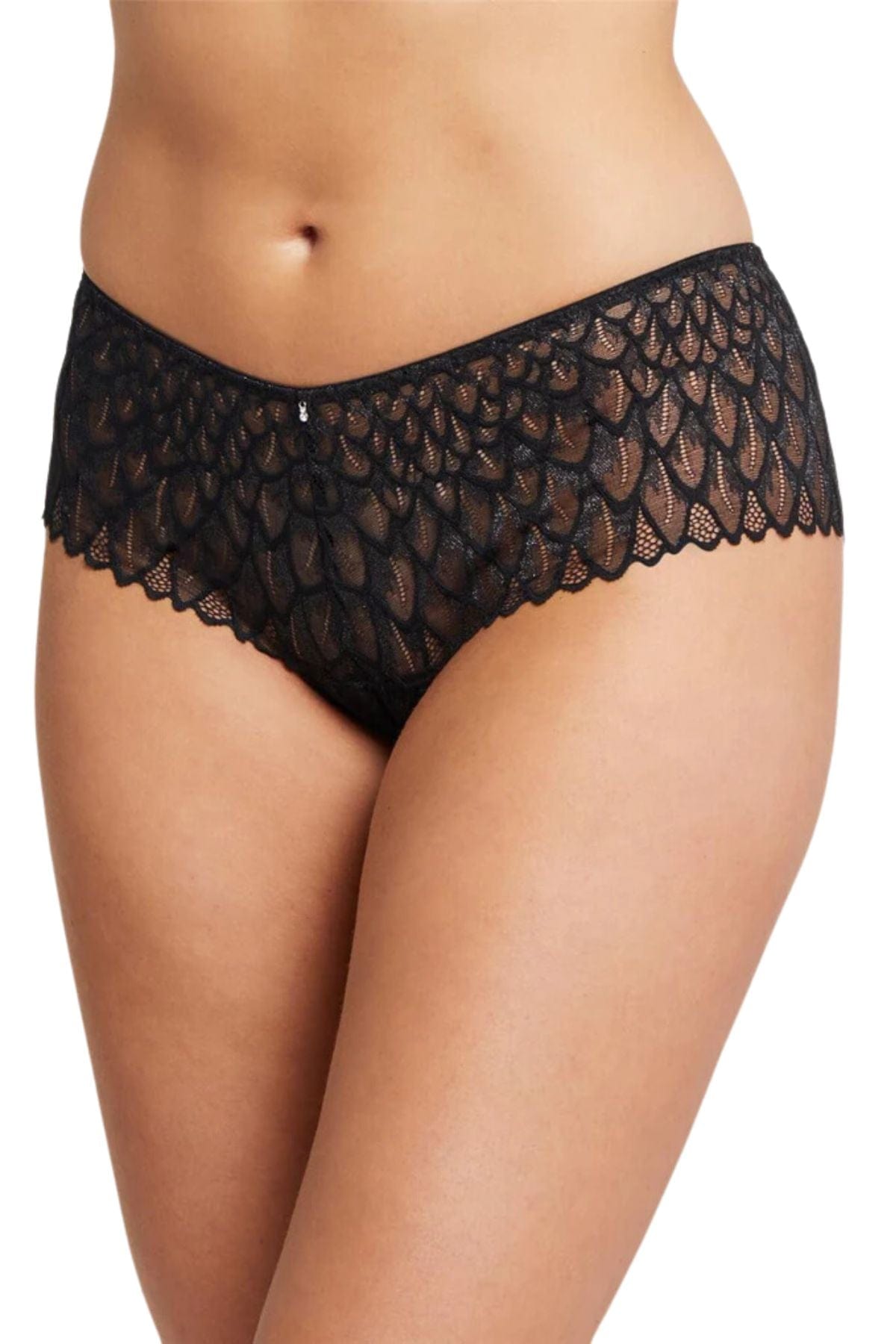 Montelle Lingerie Lacy Brazilian - Black