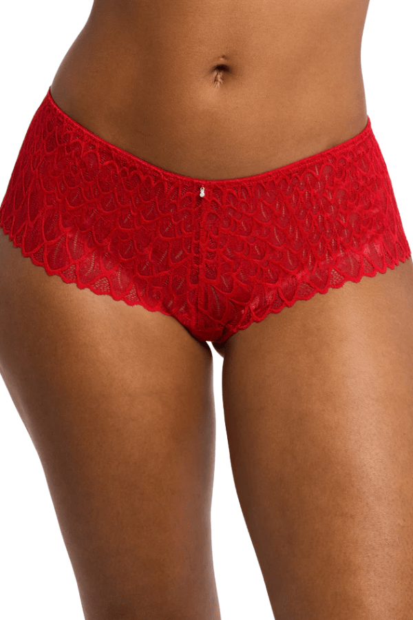 Montelle Lingerie Lacy Brazilian - Red