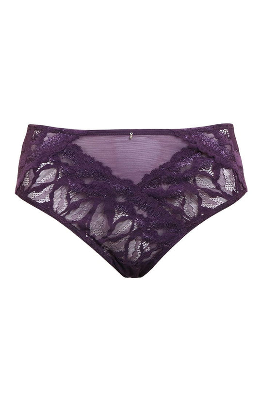 Royale Lace Brief - Purple