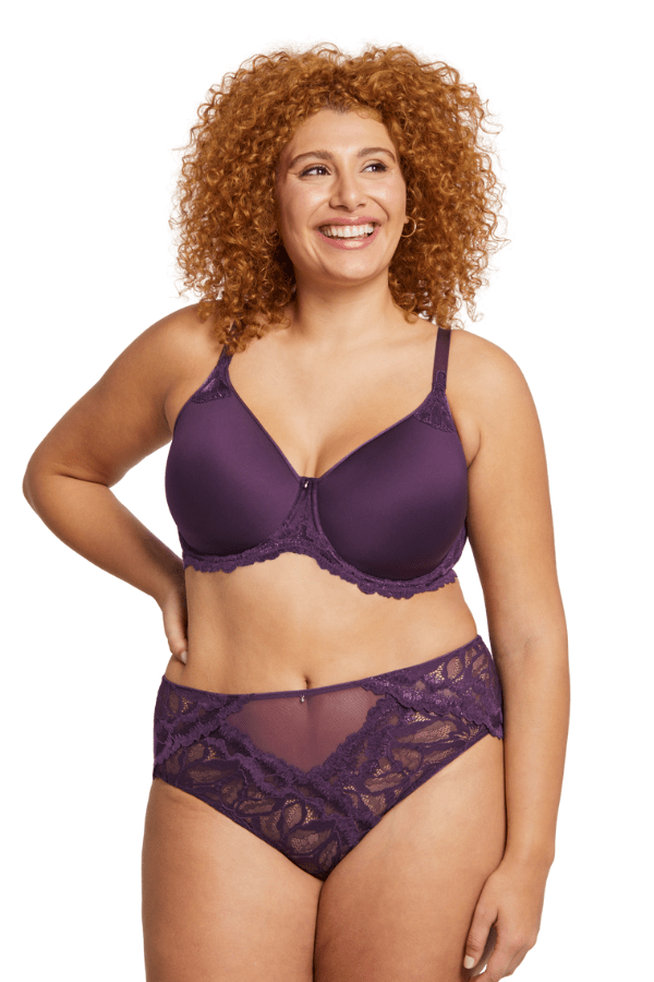 Montelle Lingerie Royale Lace Brief - Purple