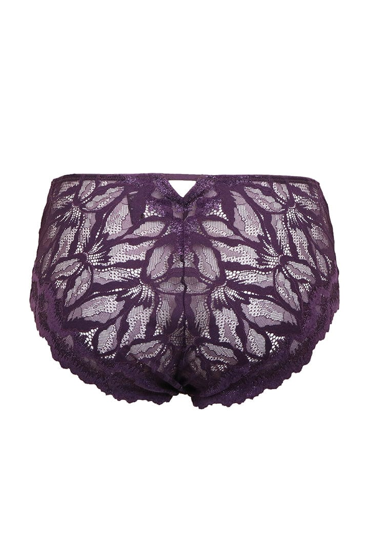 Montelle Lingerie Royale Lace Brief - Purple