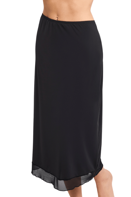Long Half Slip - Black