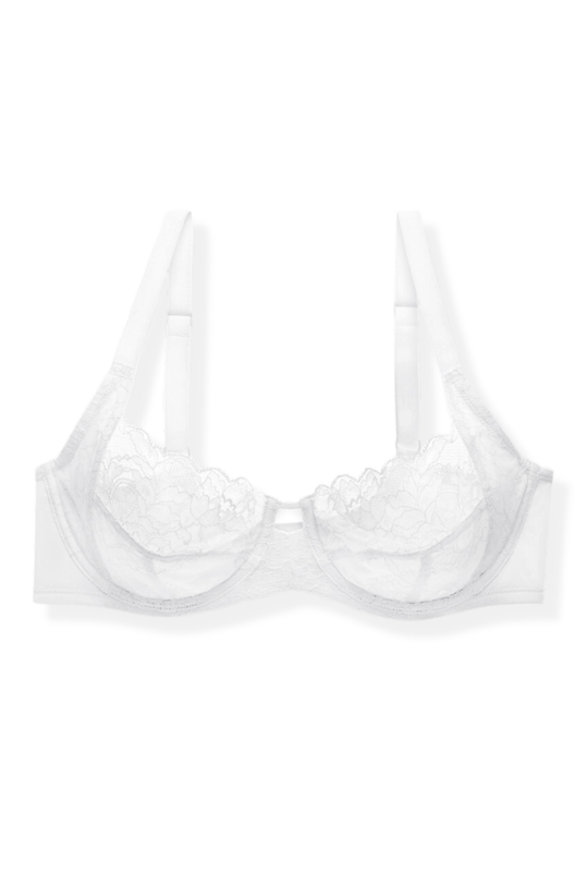 Statement Full Figure Bra - White