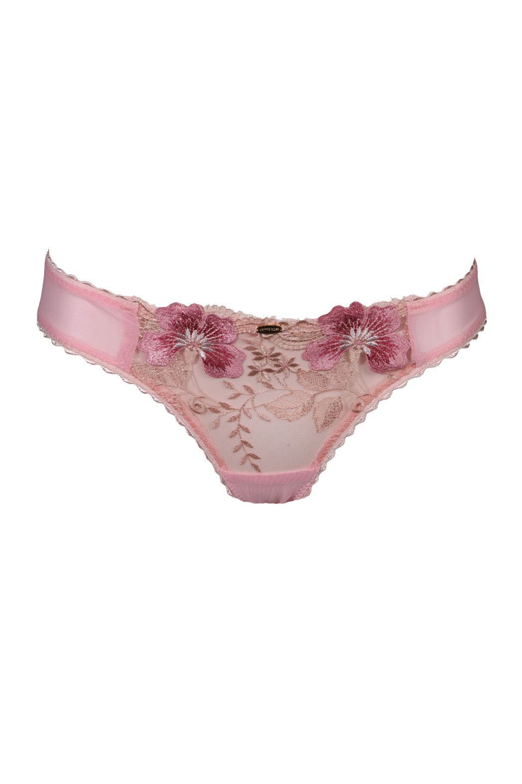 Bamboo High Cut Thong - Pink  Bamboo Underwear - Nette Rose