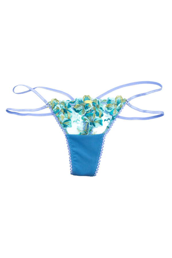 Nette Rose Thong Kenya String Knicker - Blue