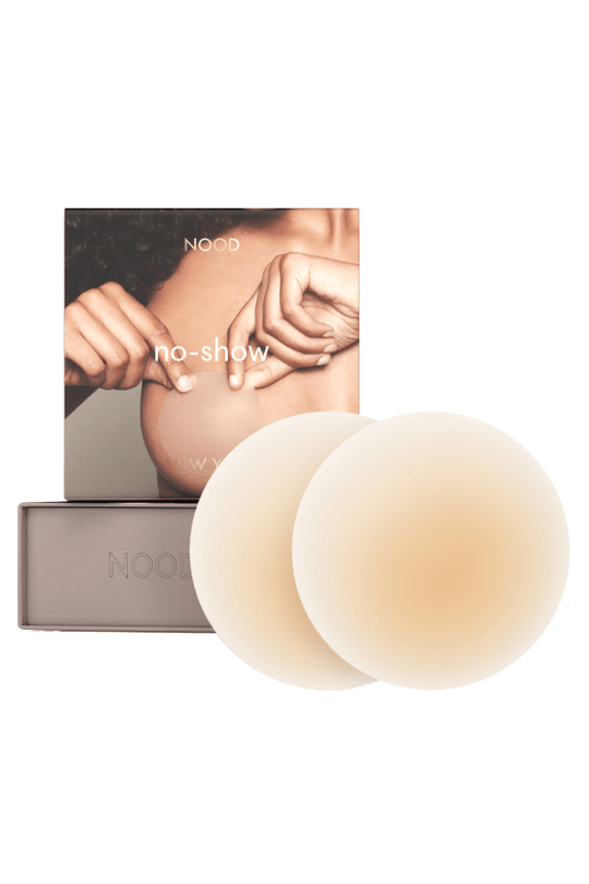 No Show Reusable Nipple Covers - Buff