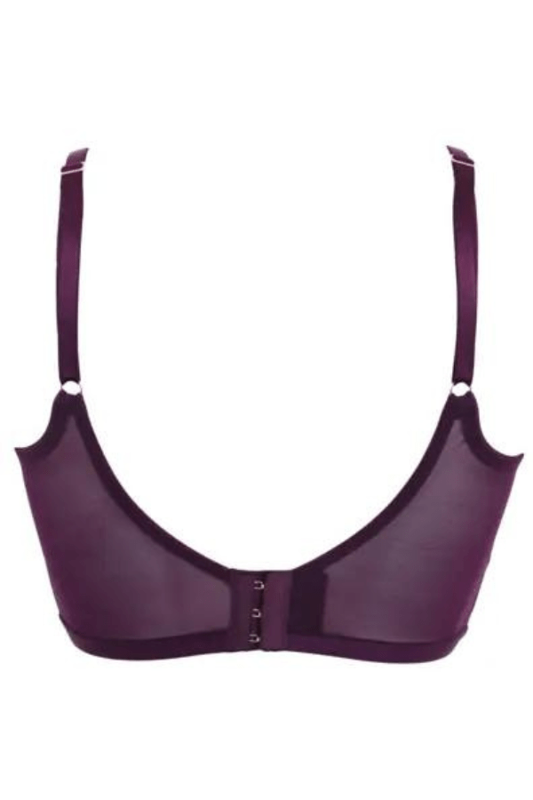 After Hours Padded Longline Bra - Purple