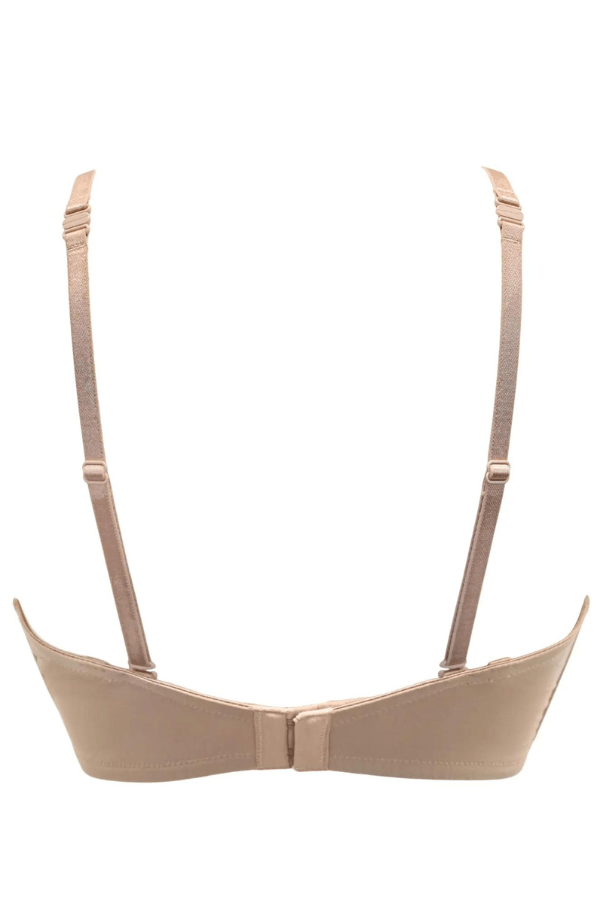 Pour Moi Bras Definitions U-Wire Plunge Low Back Push-Up Bra - Nude