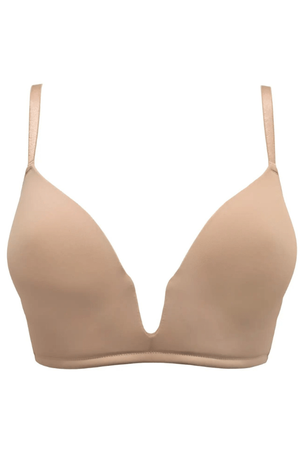 Women's Push Up Wireless Bra Comfort Support No Underwire Bras Comfortable  Wire Bralette Lace Nightgown (Beige, 36) at  Women's Clothing store