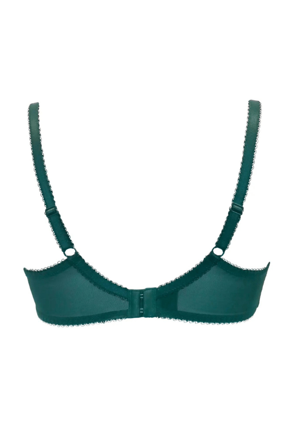Pour Moi Bras Flora Lightly Padded Underwired Bra - Green