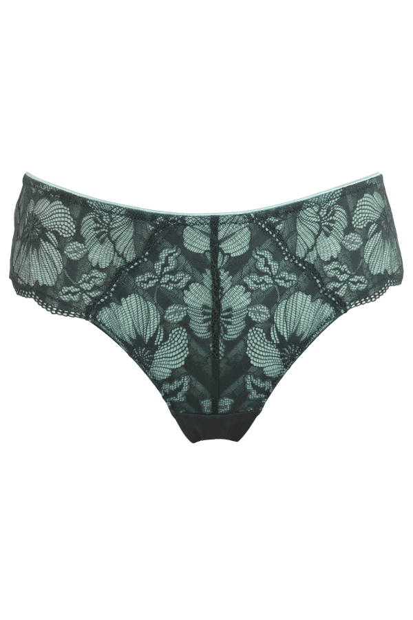 Pour Moi Brief Atelier Lace Brazilian - Grey/Mint