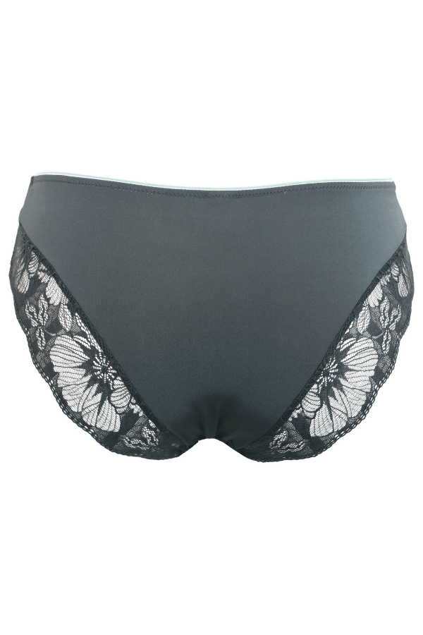 Pour Moi Brief Atelier Lace Brazilian - Grey/Mint