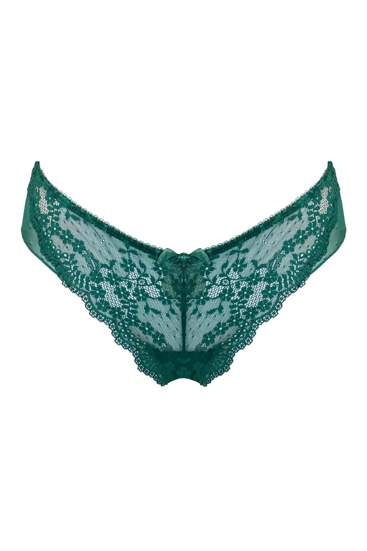 Pour Moi Brief Flora Brazilian Brief - Green