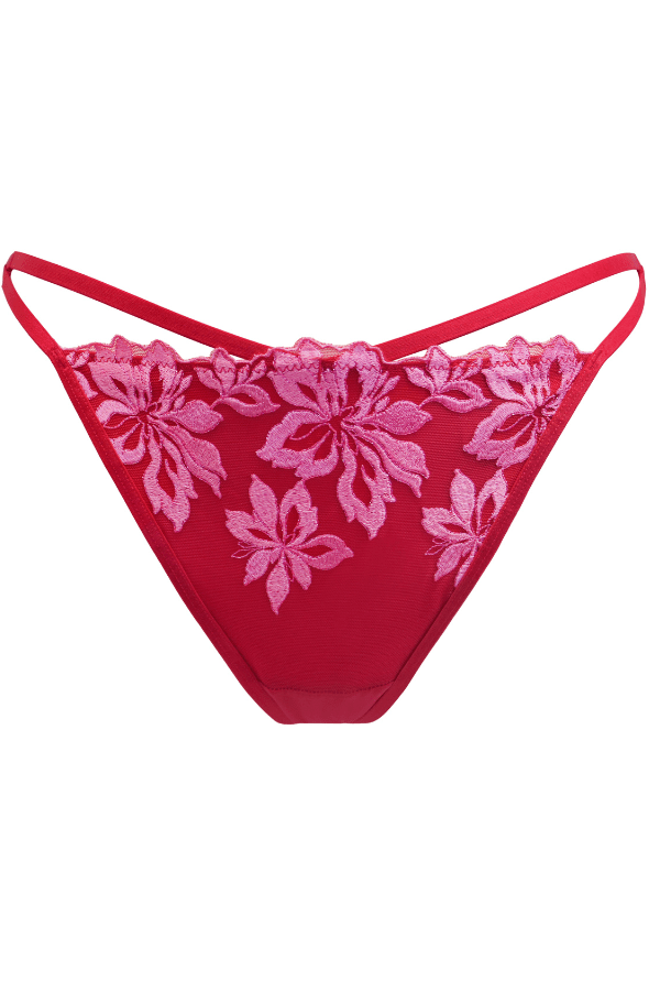 Pour Moi Briefs Red/Pink / XS Roxie G-String - Red/Pink