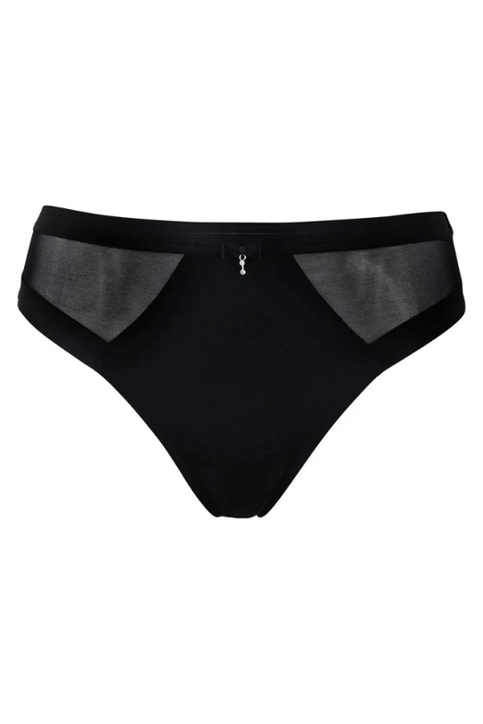 Viva Luxe High Leg Brief - Black